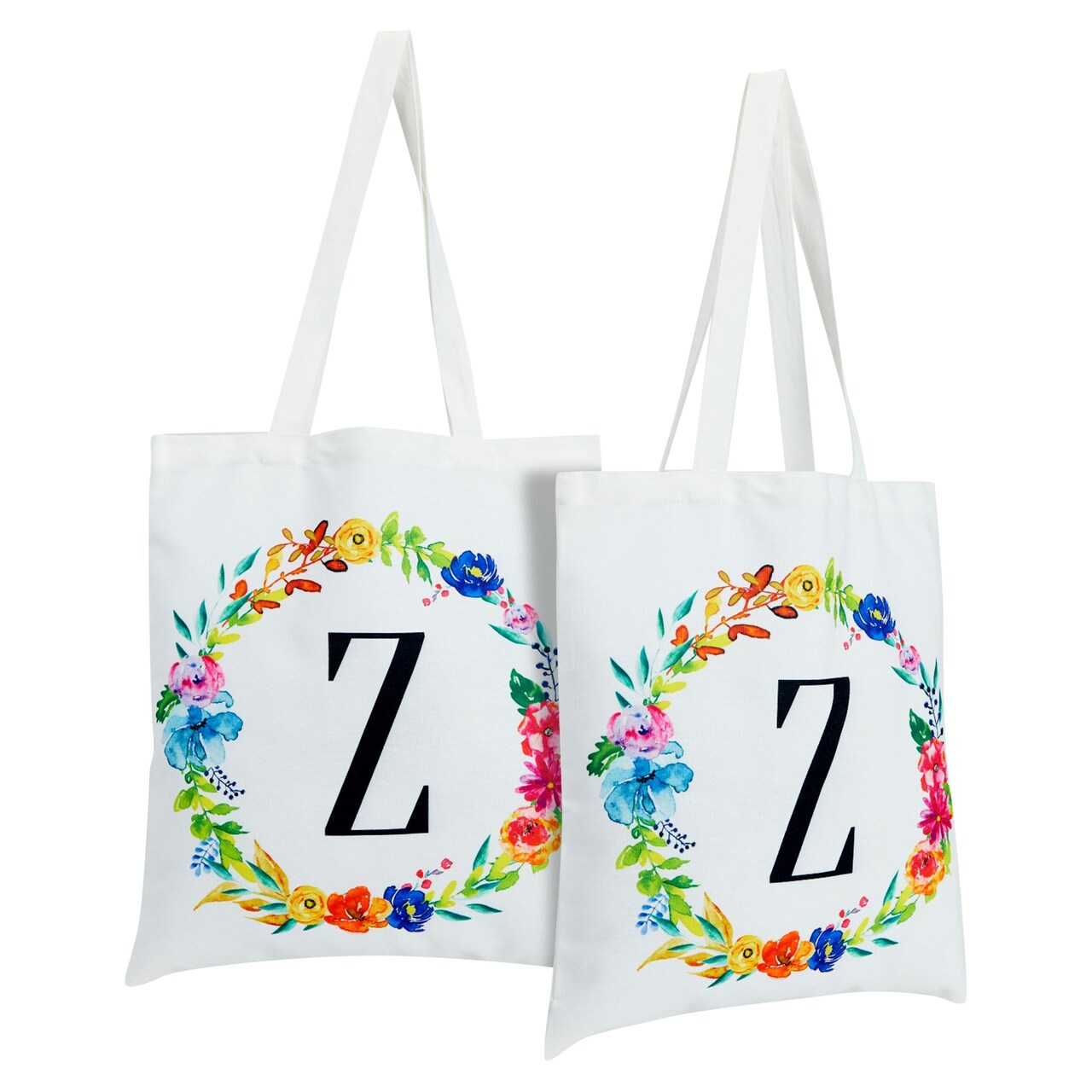 Personalized canvas top tote bags